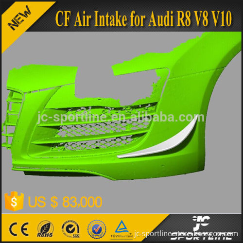 JC Sportline 2pcs/set Car Front Fog Light Mesh Air Intake for Audi R8 V8 V10